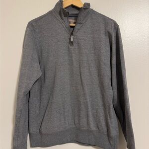 George Men's Charcoal Zip-Up Sweater